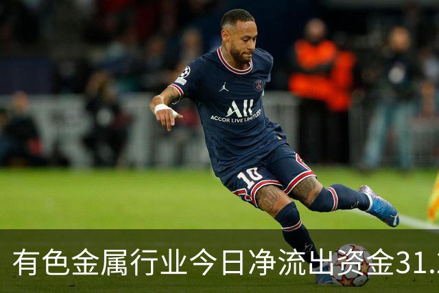 有色金属行业今日净流出资金31.22亿元，紫金矿业等6股净流出资金超亿元