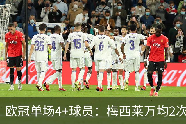欧冠单场4+球员：梅西莱万均2次，C罗凯恩哈兰德小因扎吉在列