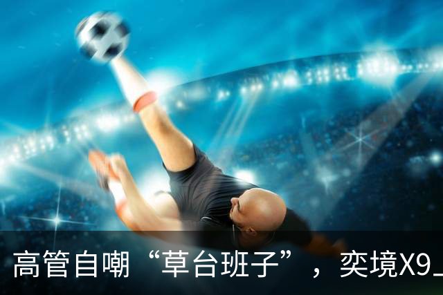 高管自嘲“草台班子”，奕境X9上市前接连翻车